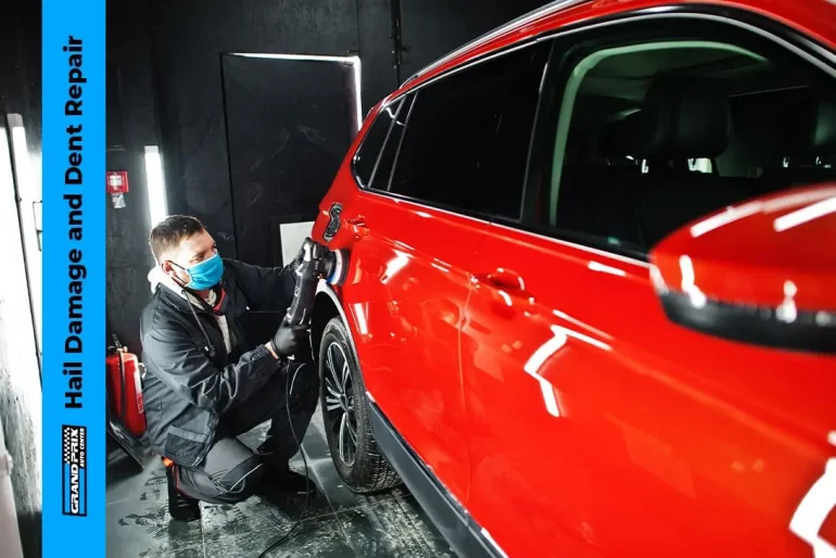 Hail damage and dent repair services in Miami
