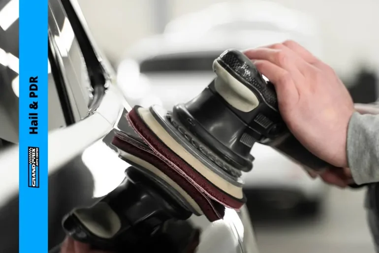 Hail damage and paintless dent repair at Grand Prix Auto Center in Miami