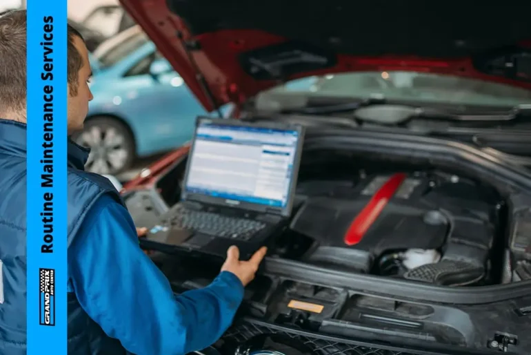Routine maintenance services at Grand Prix Auto Center in Miami