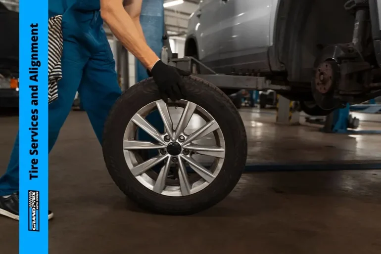Tire services and alignment at Grand Prix Auto Center in Miami